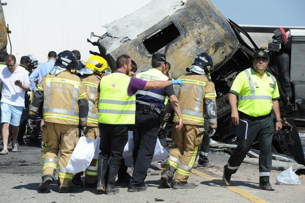 Las imágenes del accidente