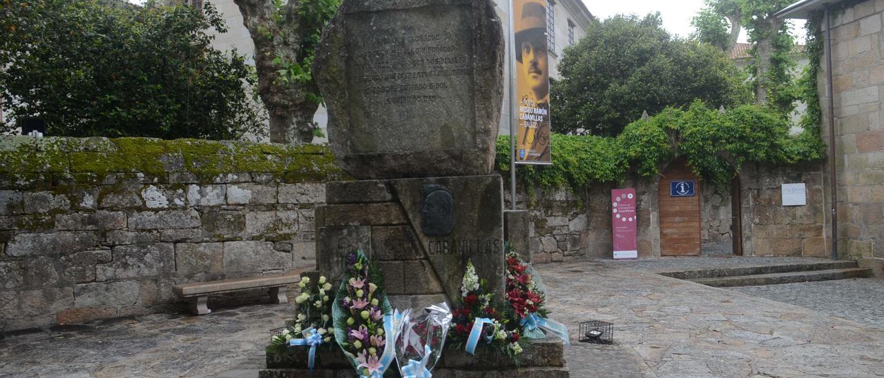 Monumento a Cabanillas, nunha imaxe recente