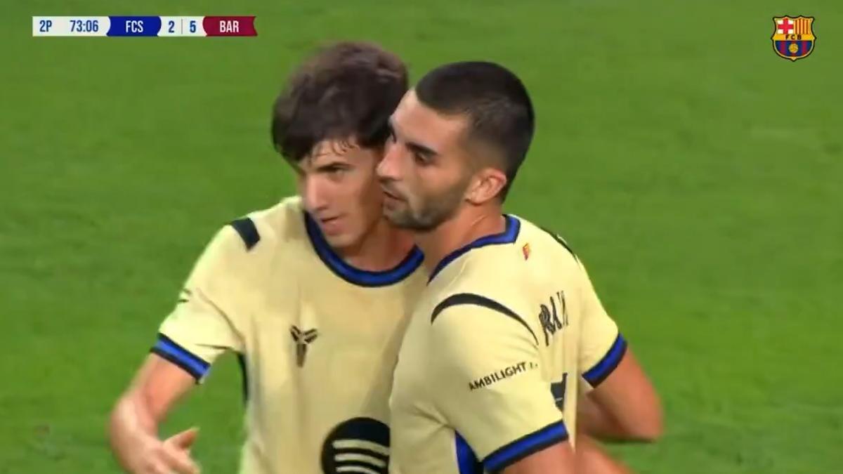 FC Barcelona - FC Seoul : El gol de Ferran