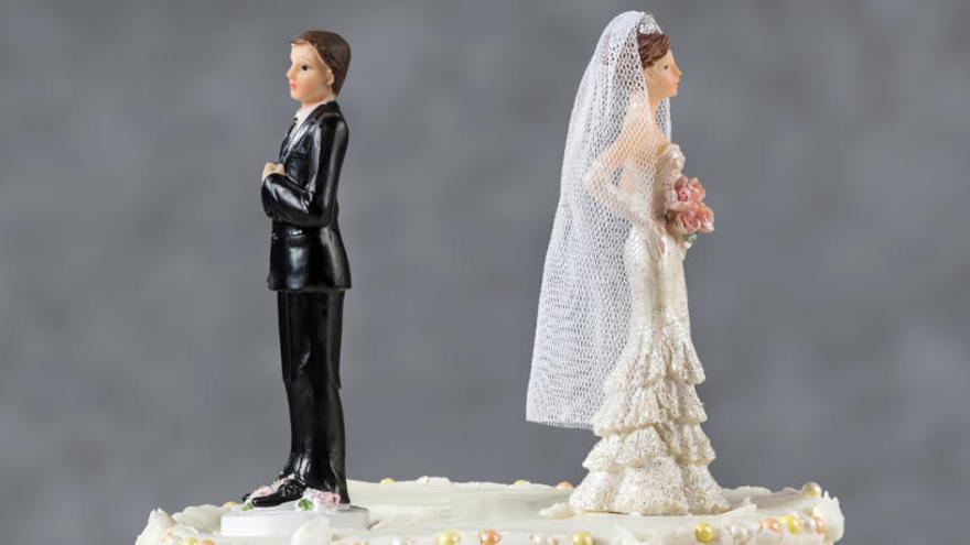 Los divorcios fueron el 95,7 % del total de rupturas.