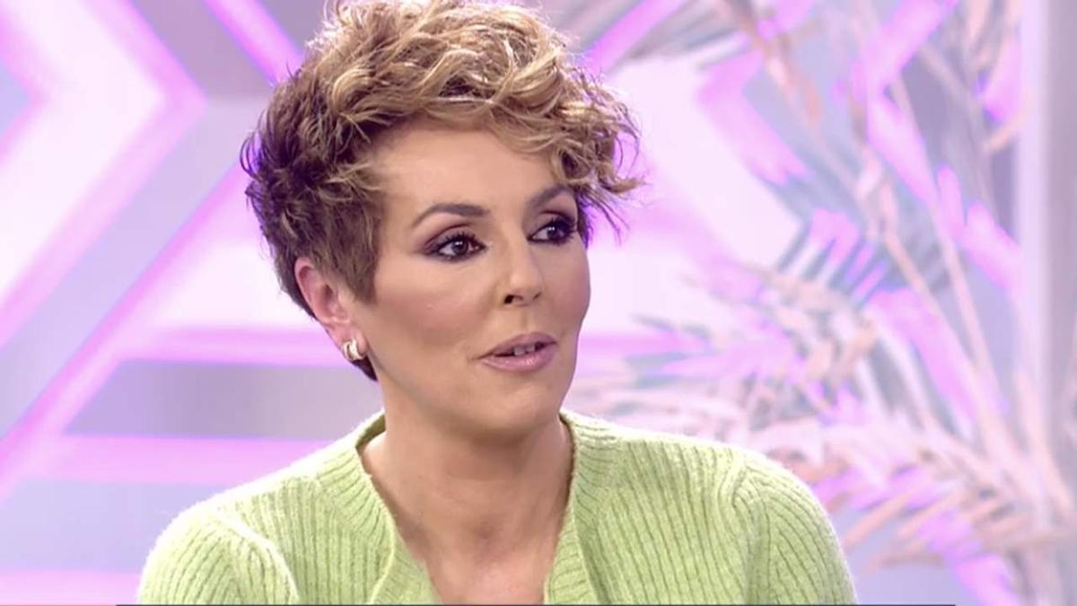 Rocío Carrasco en una de sus últimas apariciones televisivas.