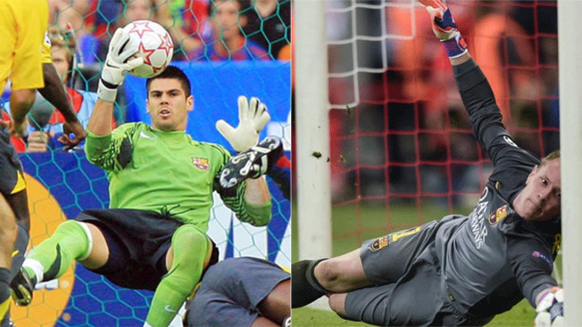 Duelo de porteros: Valdés vs. Ter Stegen