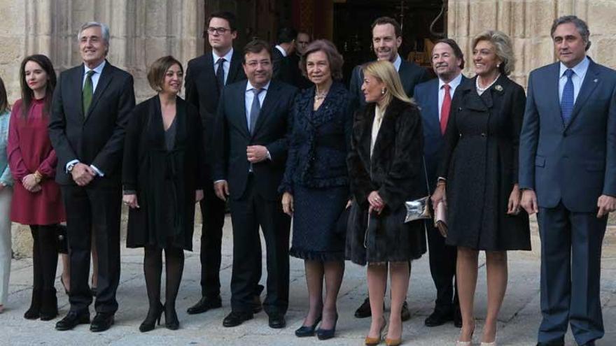 La reina Sofía preside en Cáceres el concierto inaugural de las Ciudades Patrimonio