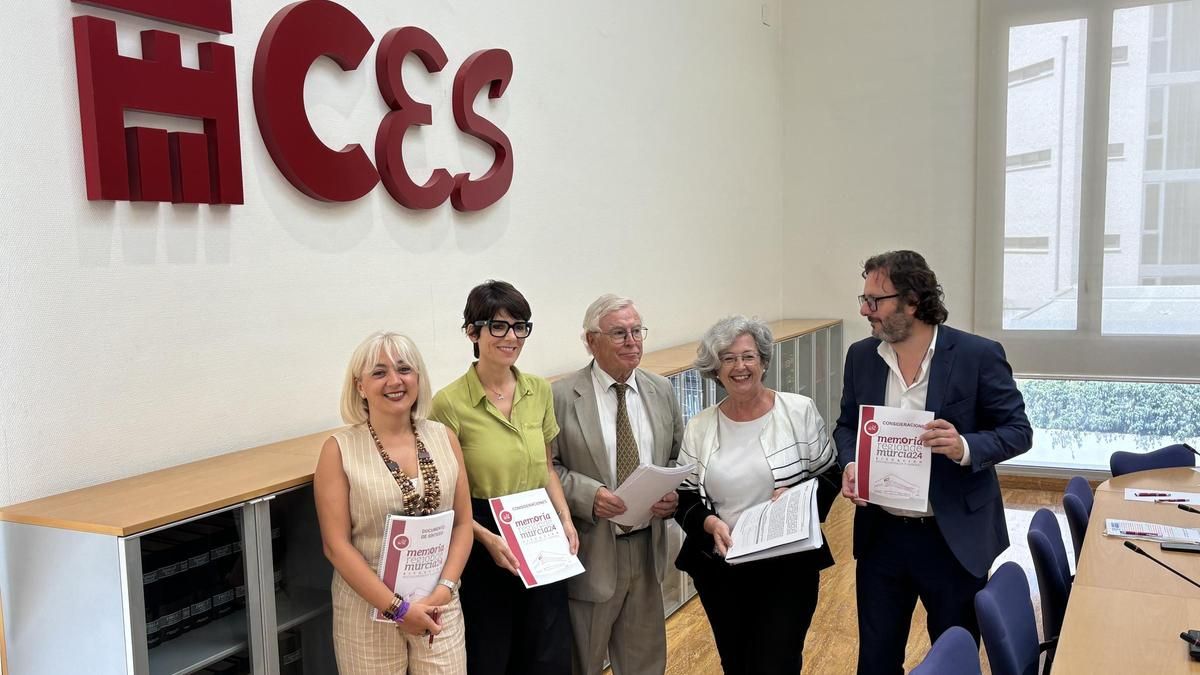 Presentación de la Memoria Socioeconómica y Laboral de la Región de Murcia este viernes.