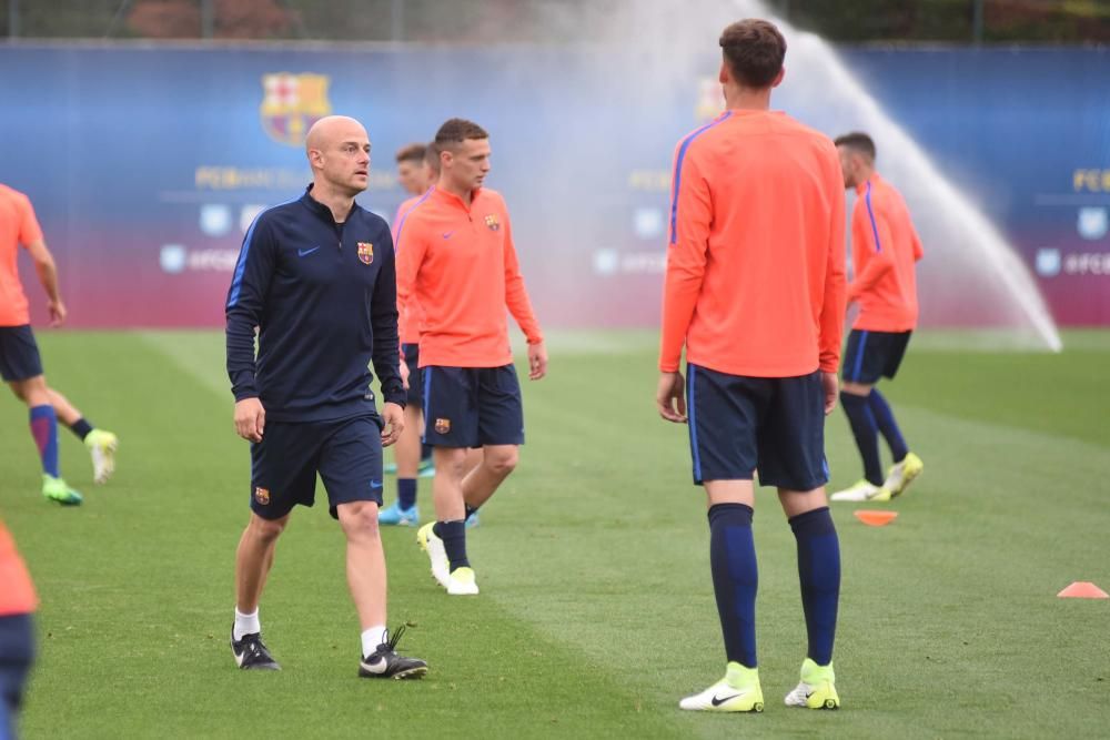 Entrenament del Barça juvenil