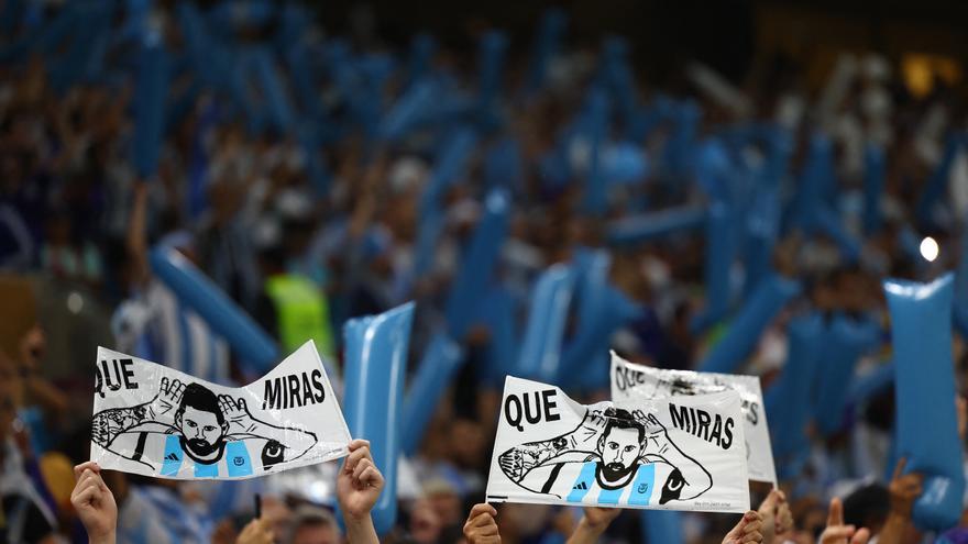 La afición de Argentina silencia a la de Francia