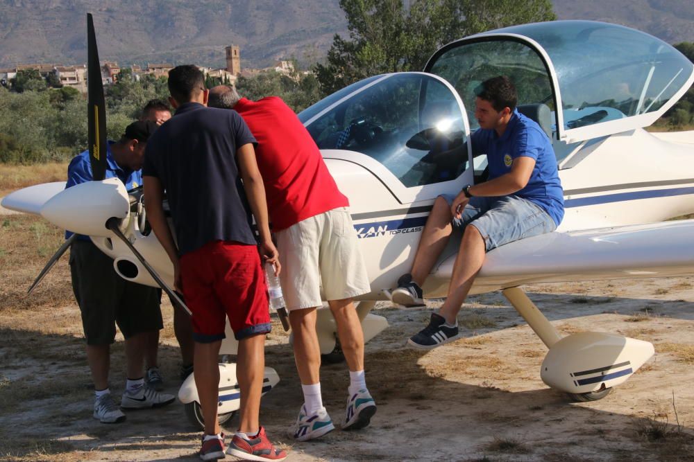 Voluntarios aéreos contra el fuego