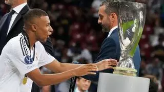 La celebración del primer título de Mbappé con el Real Madrid: 'Desde que llegué ha sido un sueño'