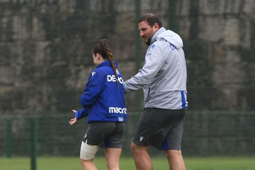 Entrenamiento del Deportivo Abanca