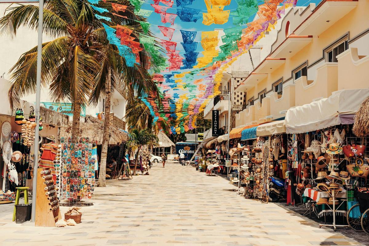 La ciudad de Cancún, en la Riviera Maya