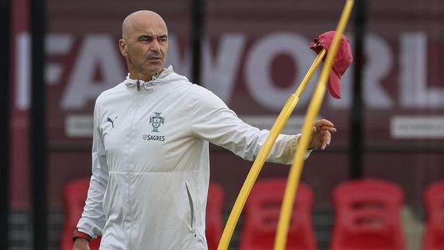 Robert Martínez, en l’últim entrenament de Portugal a Toronto, abans de viatjar a Dallas. | MIGUEL A. LOPES / EFE