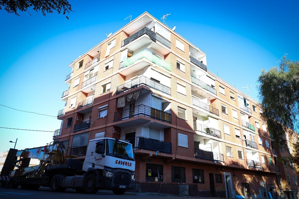 Los edificios que van a demoler.