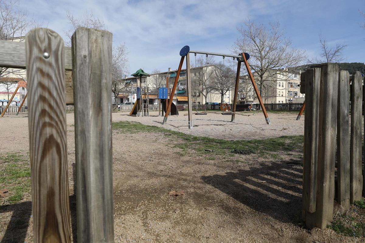 El parc infantil del parc Teresa Borín.