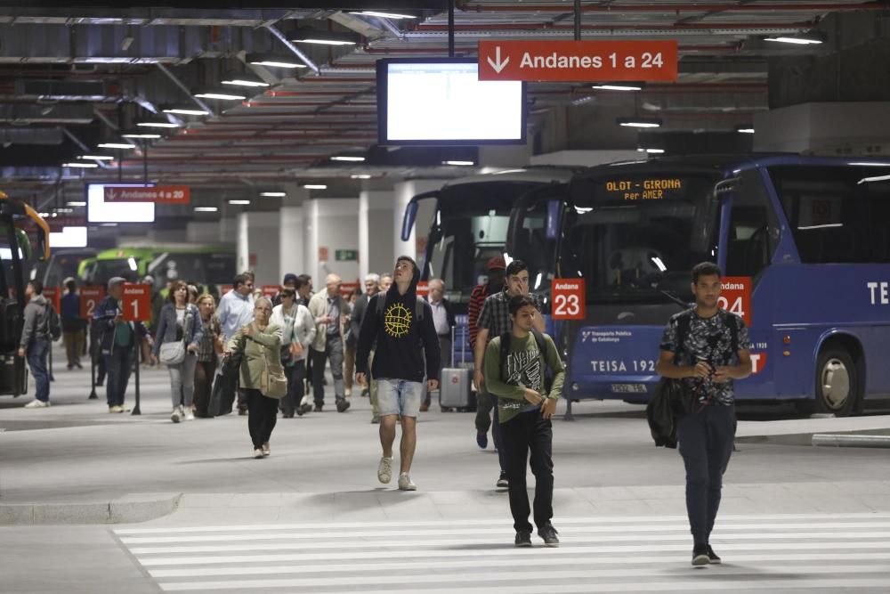 L'estació d'autobusos es posa en marxa