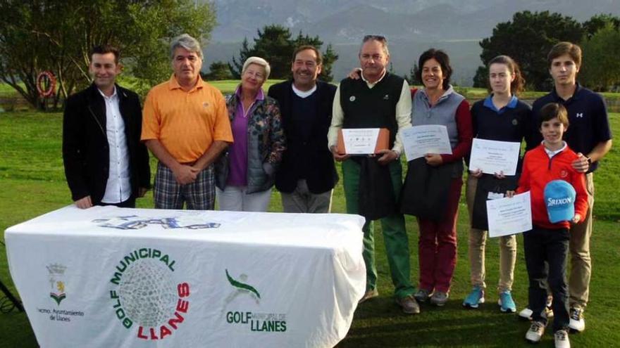 La entrega de premios del torneo.