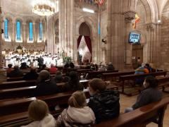 Covadonga, con su artístico alumbrado navideño