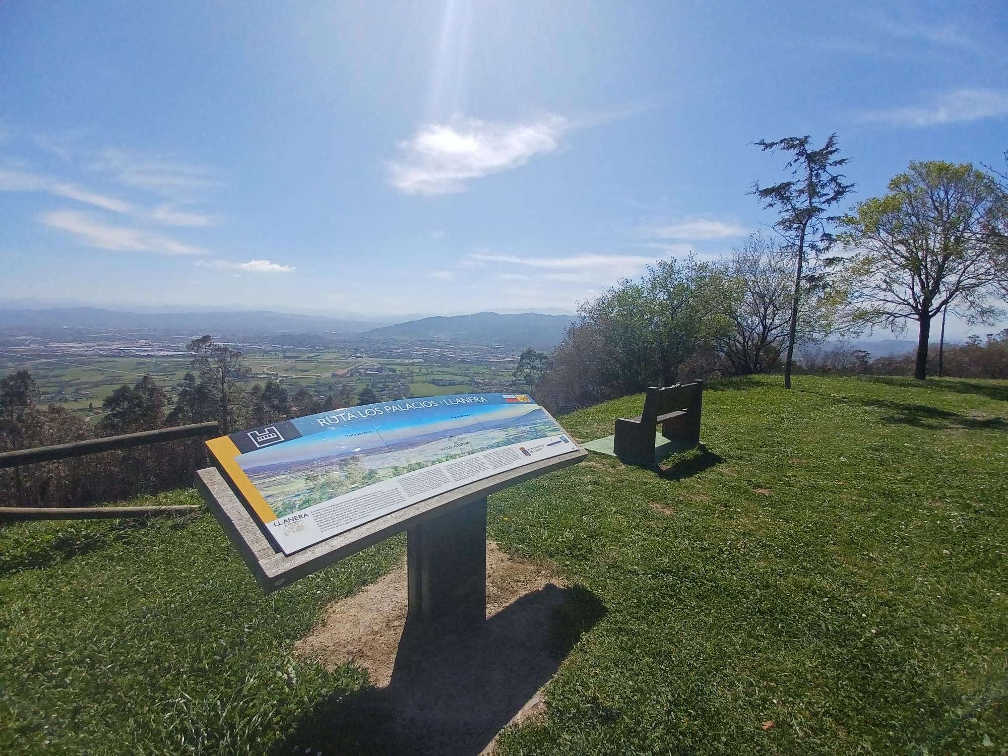 Santu Firme, el gran mirador de Llanera hacia el área central de Asturias