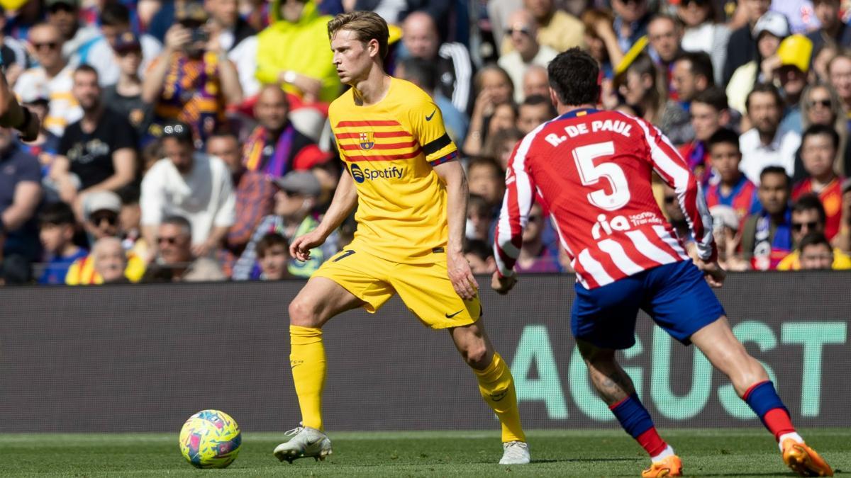 La victoria ante el Atlético tiene dos nombres propios: Frenkie de Jong y Pedri González