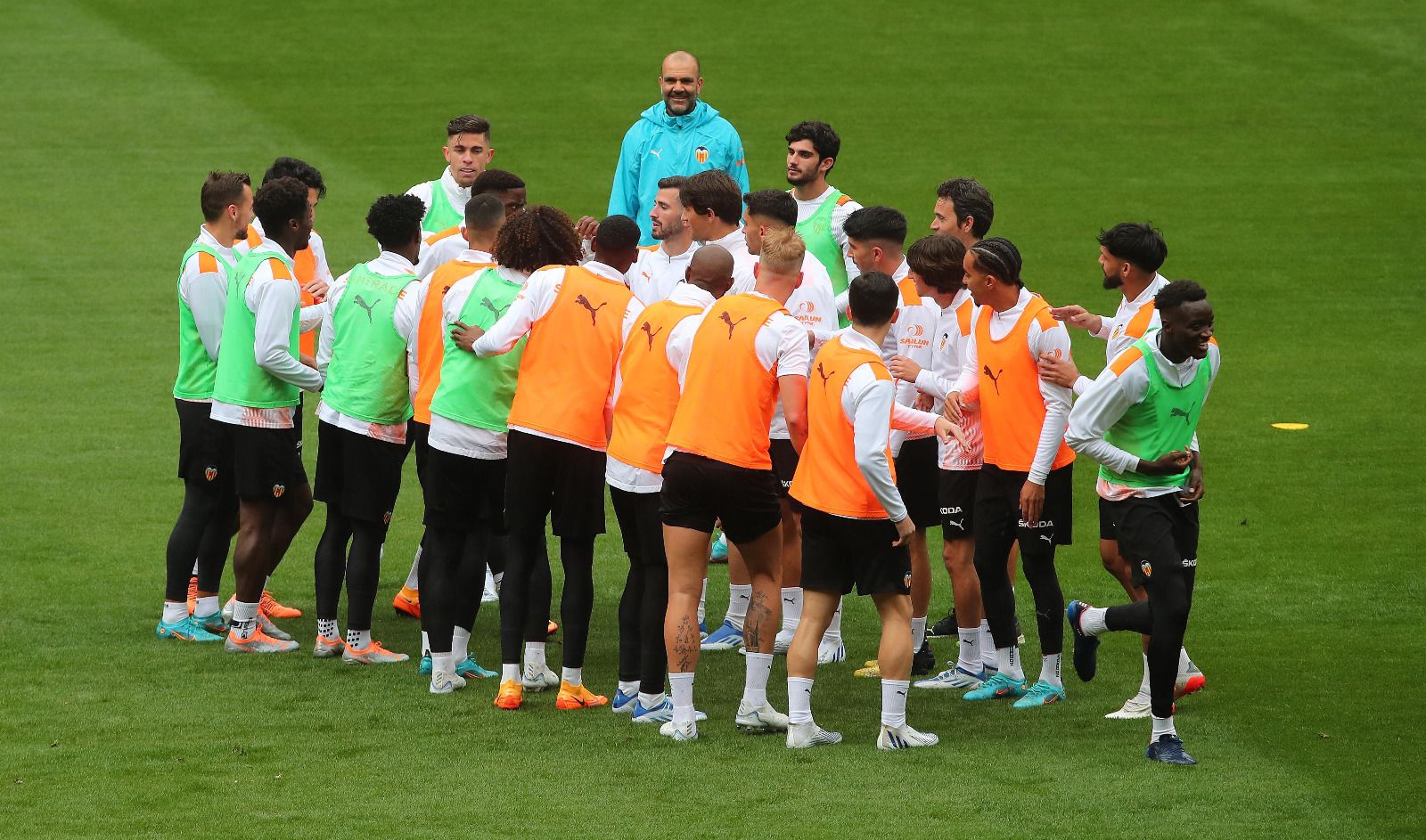 Así ha sido el entrenamiento del Valencia CF en La Cartuja