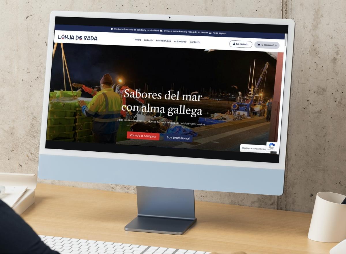 La nueva página web de la Lonja de Sada