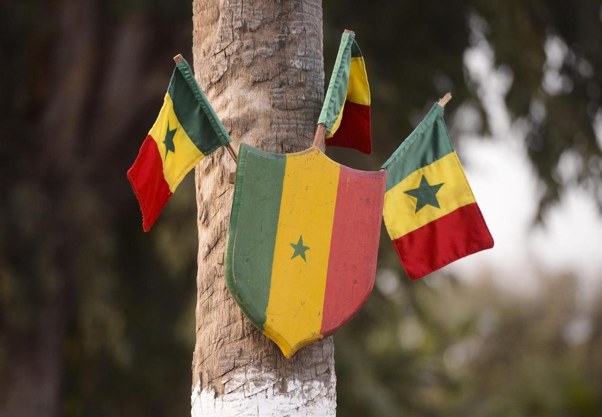 Banderas de Senegal, en imagen de archivo.