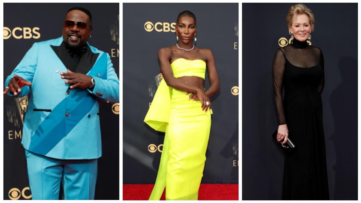 Cedric the Entertainer, Michaela Coel y Jean Smart, antes de la gala de los Emmy