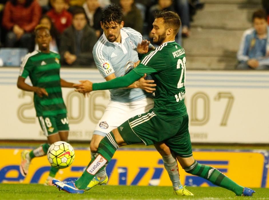 Un gol de Pablo Hernández le vale al Celta para firmar las tablas ante los verdiblancos, que se habían adelantado por medio de N''''Diaye