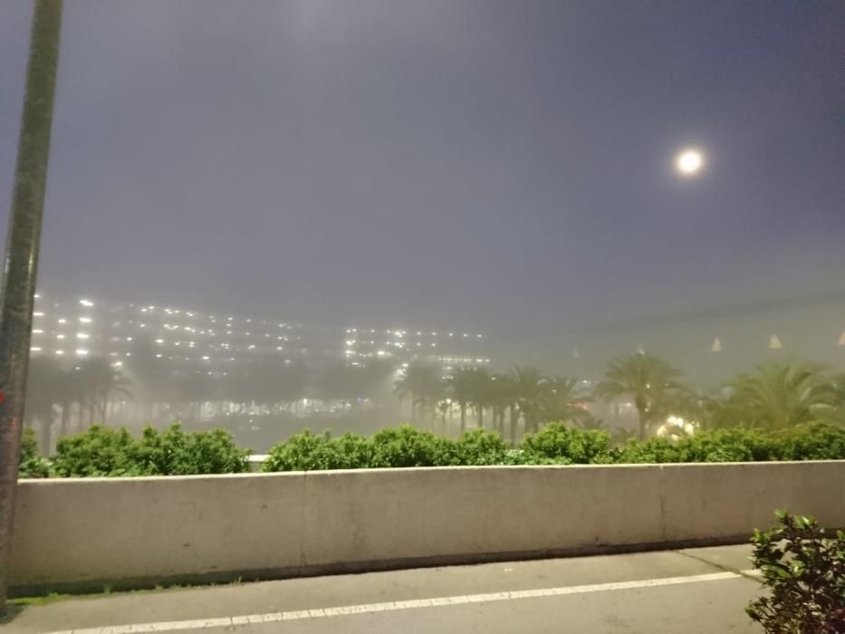 Niebla en el aeropuerto de Son Sant Joan