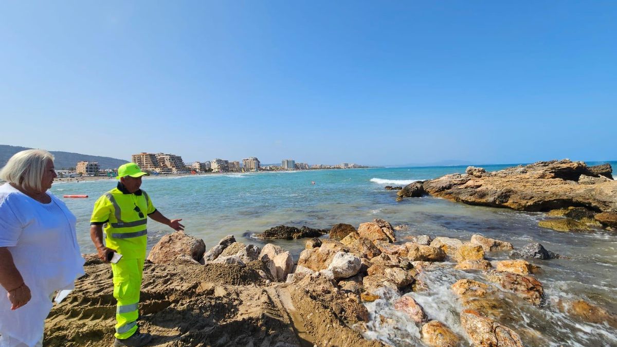 Vídeo: Orpesa repara el canal de la Illeta para frenar la regresión de la playa Morro de Gos