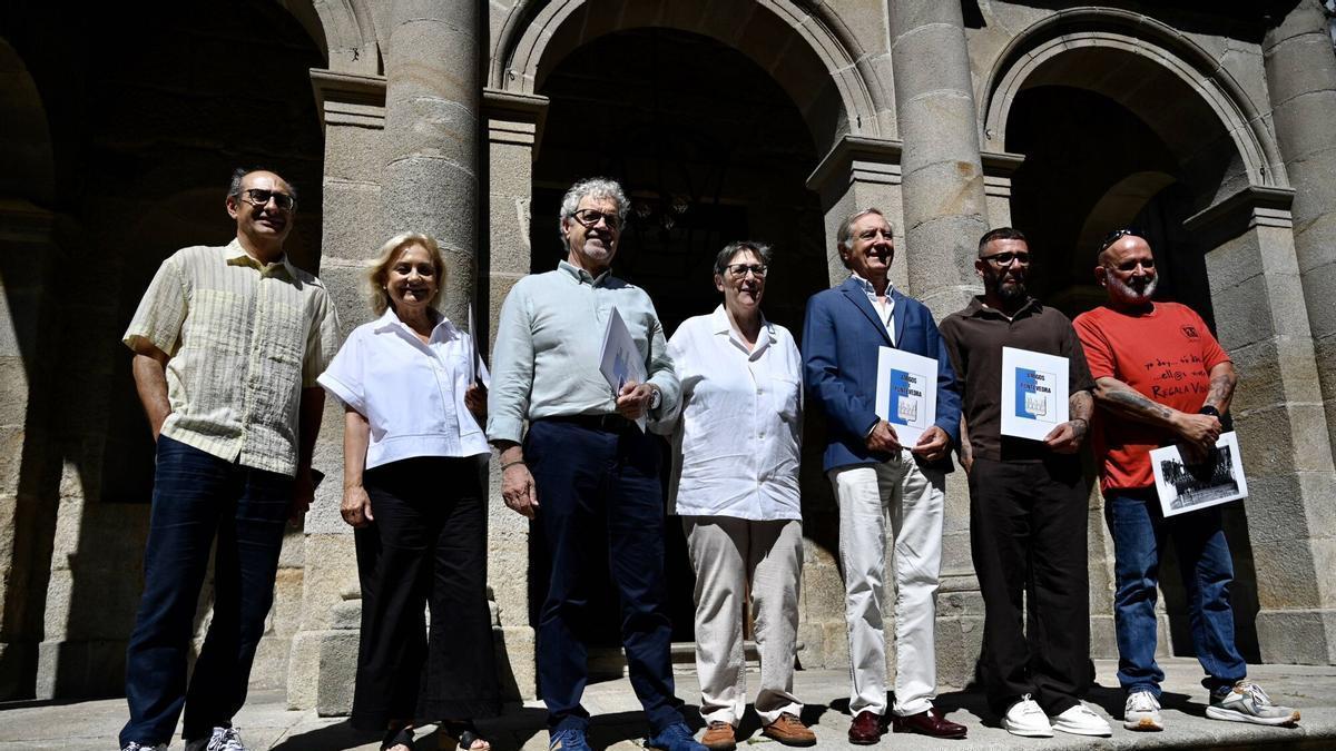 Presentación, esta mañana, de los homenajeados este 2026 por Amigos de Pontevedra.