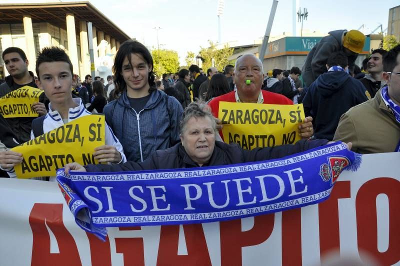 Fotogalería: El descenso a Segunda del Real Zaragoza