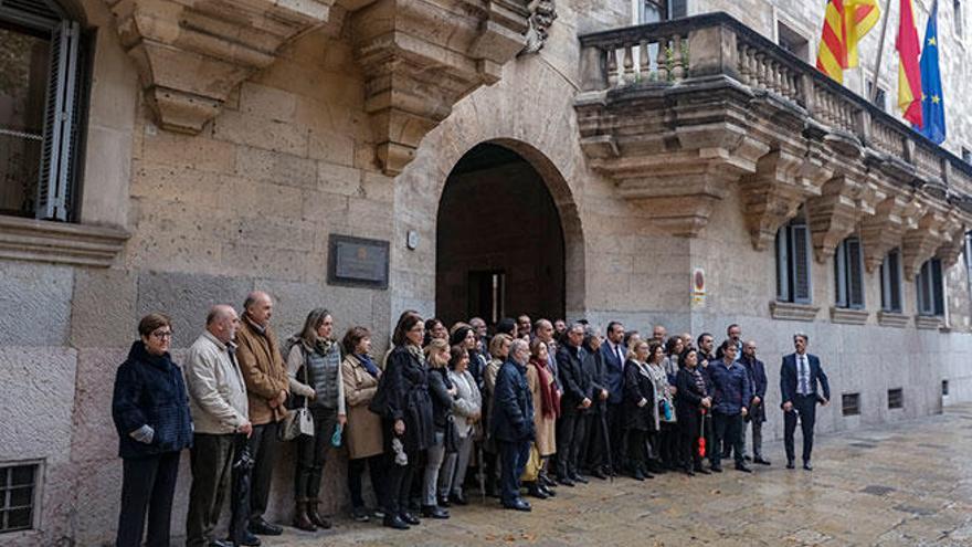 ConcentraciÃ³n de jueces ante la Audiencia el pasado 20 de noviembre