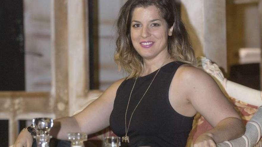 La mezzosoprano Carol García en el Palacio de la Ópera.