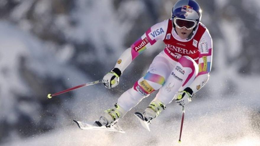 Lindsey Vonn vuelve a sonreír