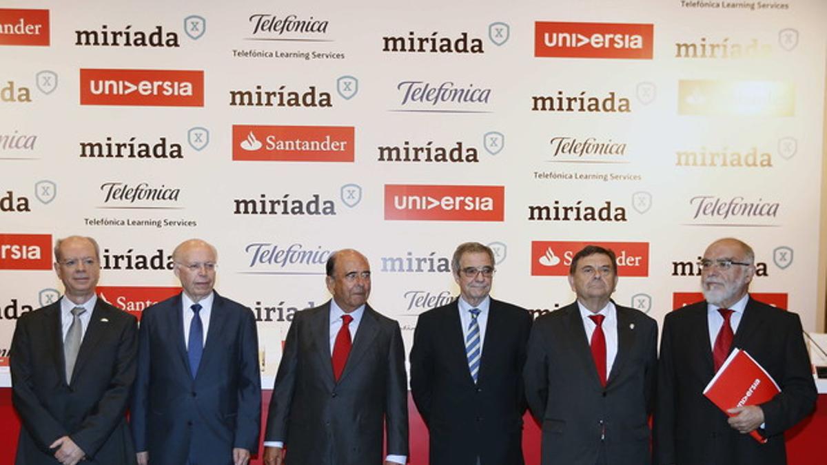 TELEFÓNICA Y SANTANDER LANZAN PLATAFORMA MUNDIAL DE EDUCACIÓN EN INTERNET