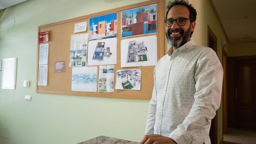 Rubén Pérez, en las oficinas de Alcosal. | MIGUEL ÁNGEL LORENZO