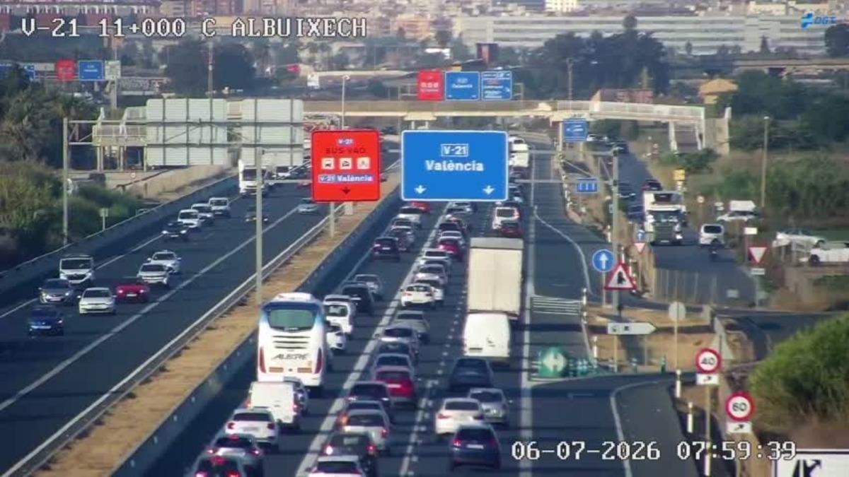 Accidente Valencia hoy 6 de julio