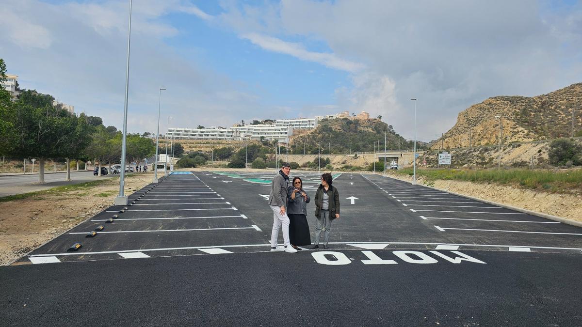 El nuevo parking habilitado por el Ayuntamiento de la Vila Joiosa
