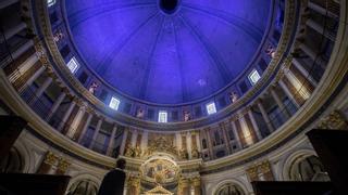 Empieza la restauración de la cúpula del Panteón valenciano