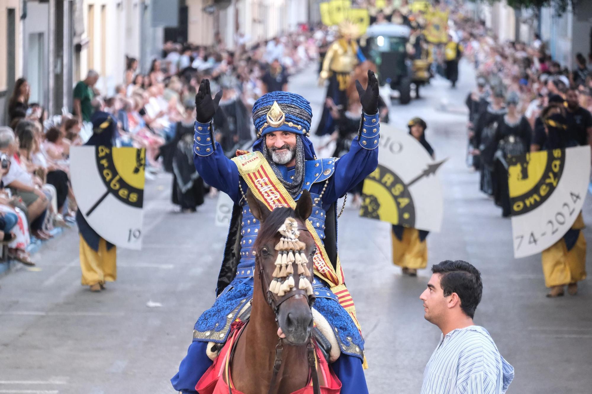 La Entrada Mora de las fiestas de Novelda, en imágenes