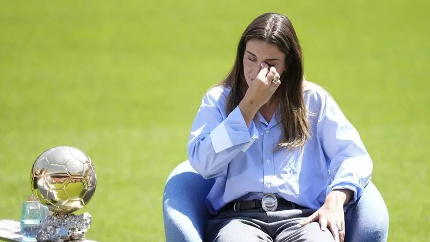 Así ha sido la emotiva despedida de Alexia Putellas en el Camp Nou
