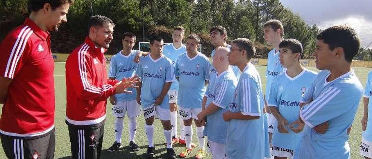 El Celta Integra de personas con discapacidad. // FdV