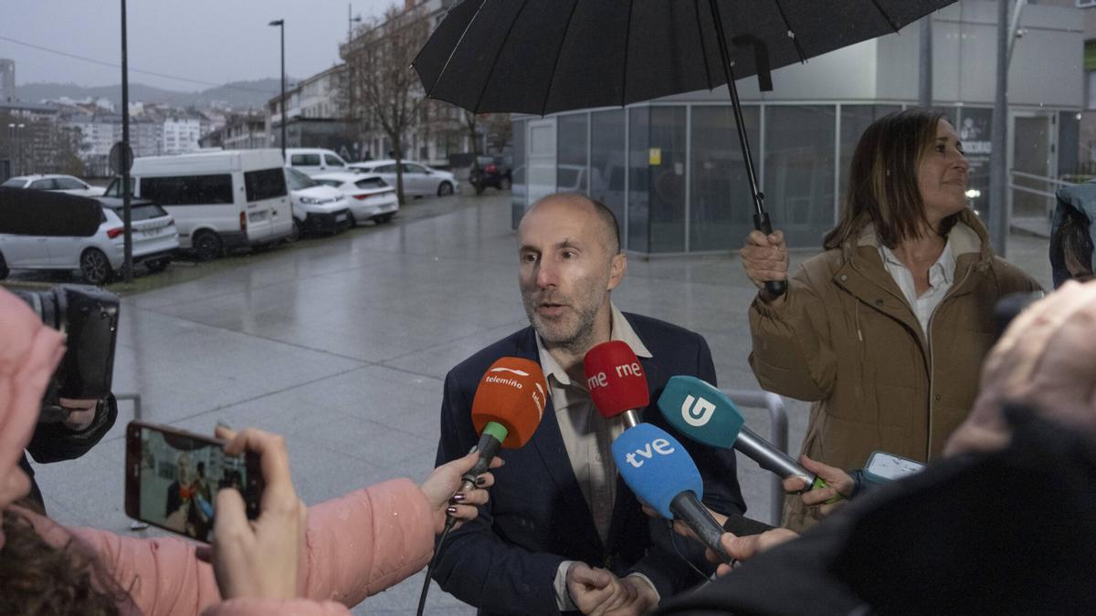 Jácome, antes de una comparecencia ante la justicia.