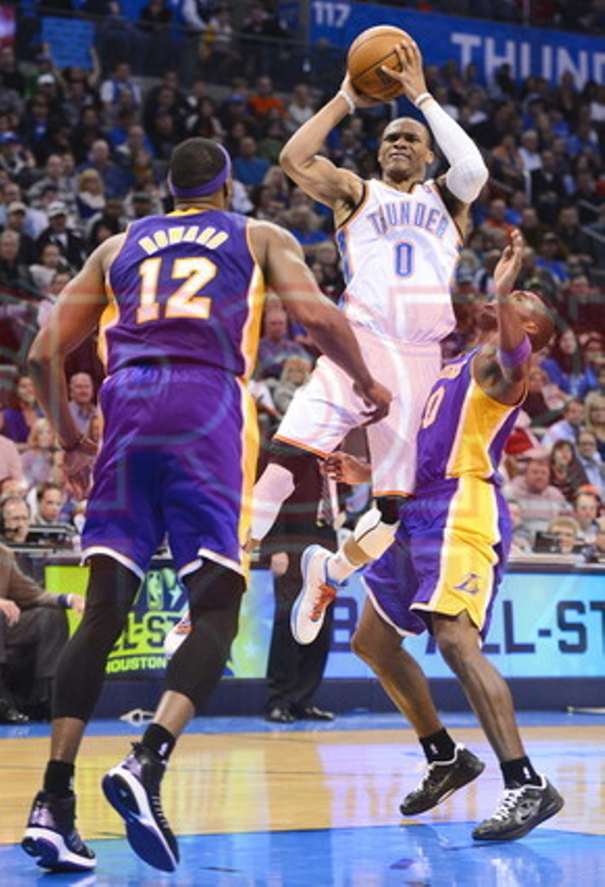 OKLAHOAM THUNDER, 114- LA LAKERS, 108