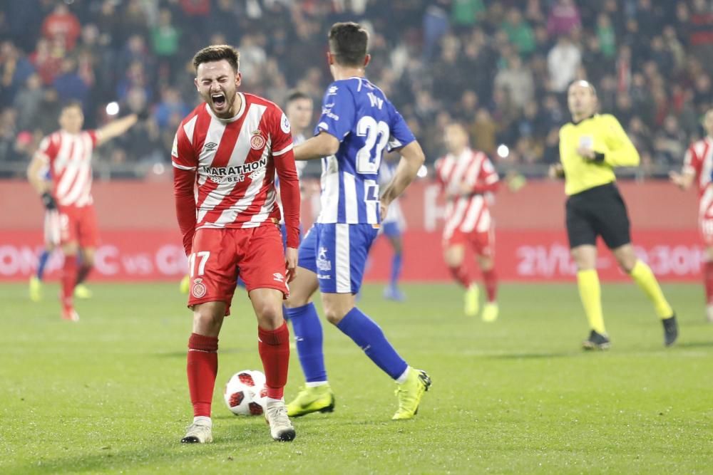 Les imatges del Girona - Alabès de Copa del Rei