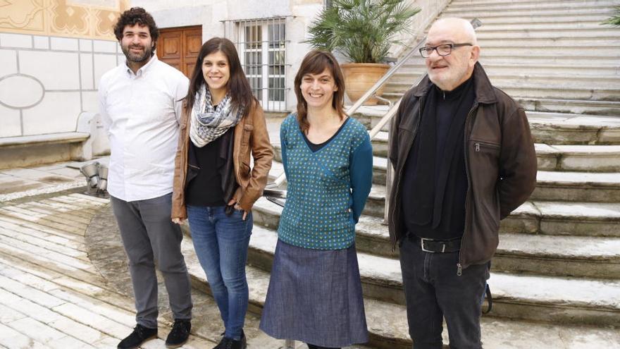 Els representants de les dues institucions i dues associacions impulsores de l&#039;&#039;Art Pertot&#039;