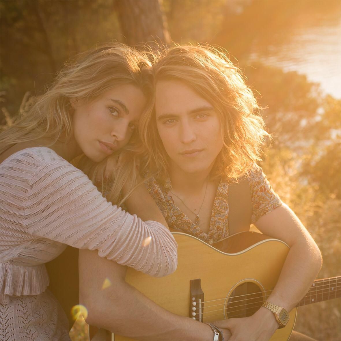 Jessica Goicoechea y Manel Navarro en el video de Candle