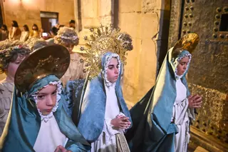 Primer día del ensayo general del Misteri d'Elx en las fiestas de 2025
