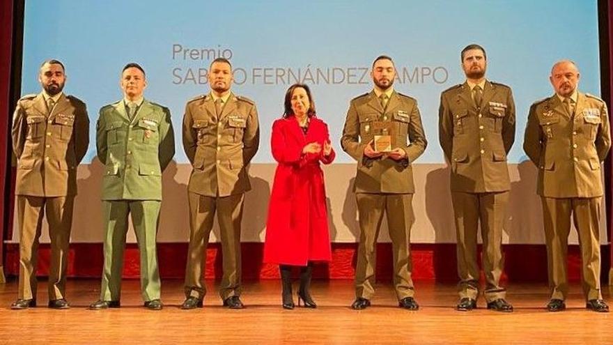 Soldados de la Brilat reciben el premio Sabino Fernández Campo