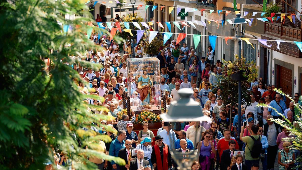 Histórica peregrinación de San Bartolomé de Fontanales hasta la Iglesia de Nuestra Señora de Candelaria